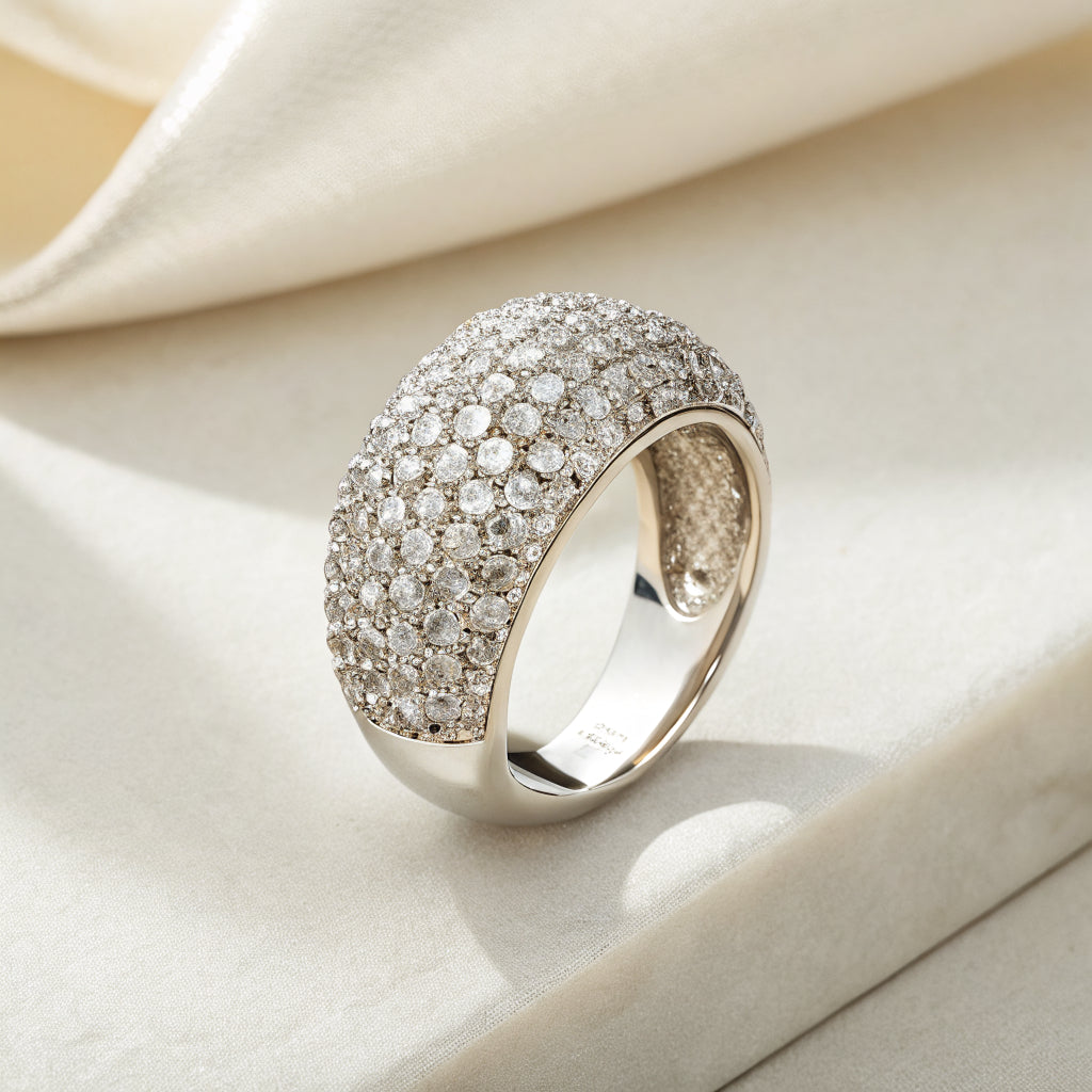 dome ring in sterling silver - Norfloor