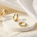 gold huggie earrings - Norfloor