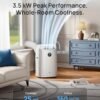 12000 BTU Portable Air Conditioner, 3-in-1 Cooling, Fan & Dehumidifier, Smart App, Voice & Remote Control, Universal Window Kit - view 2