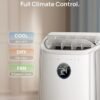 12000 BTU Portable Air Conditioner, 3-in-1 Cooling, Fan & Dehumidifier, Smart App, Voice & Remote Control, Universal Window Kit - view 5