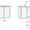 240L Bin Hideaway - Grey - view 3