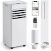 9000 BTU Portable Air Conditioner with WiFi Control, 4-in-1 Cooling, Dehumidifier, Fan & Sleep Mode, Remote Control, 24-Hour Timer