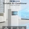 9000 BTU Portable Air Conditioner with WiFi Control, 4-in-1 Cooling, Dehumidifier, Fan & Sleep Mode, Remote Control, 24-Hour Timer - view 5