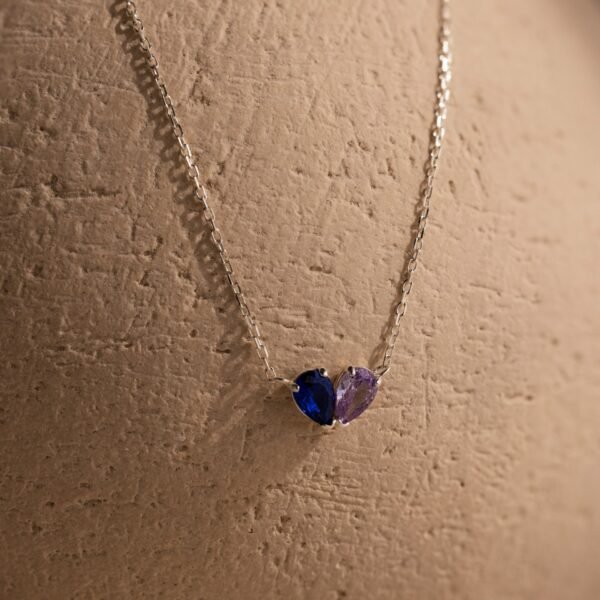 norfloor-toi-et-moi-teardrop-heart-necklace-4 Toi et Moi Teardrop Heart Necklace - Norfloor