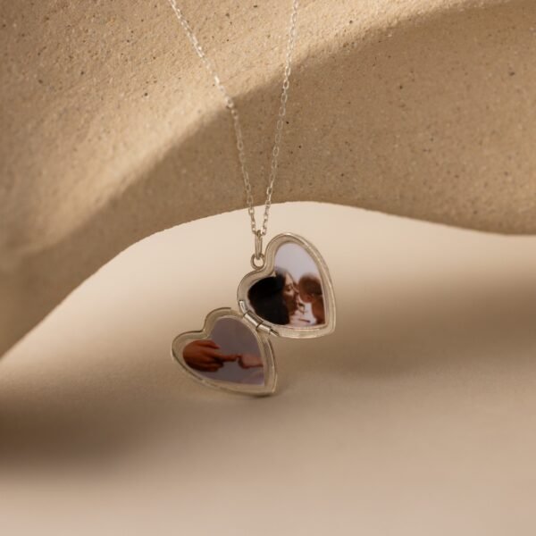 Handwriting Heart Locket Necklace - Norfloor