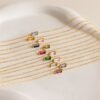 Dainty Baguette Birthstone Bracelet - Norfloor