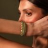 Pearl and Jade-Tone Charm Bracelet - Norfloor