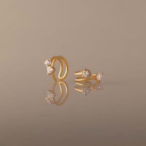 Duo Crystal Ear Cuffs - Norfloor