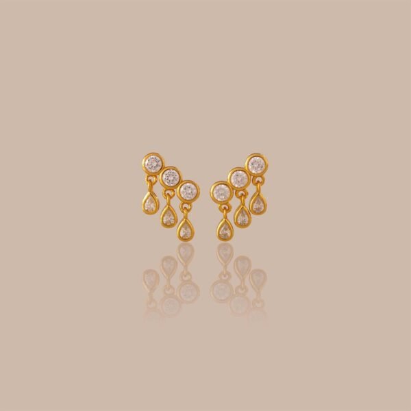 Crystal Raindrop Studs - Norfloor