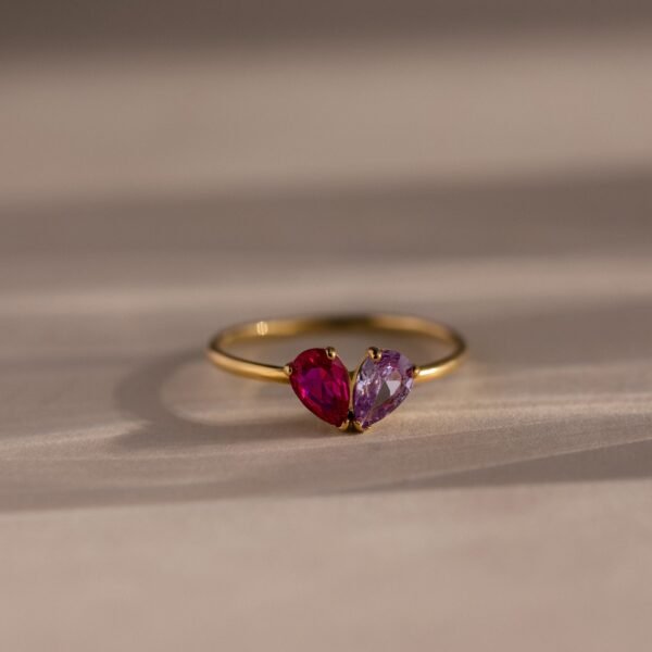 norfloor-toi-et-moi-teardrop-heart-ring-1 Toi et Moi Teardrop Heart Ring - Norfloor