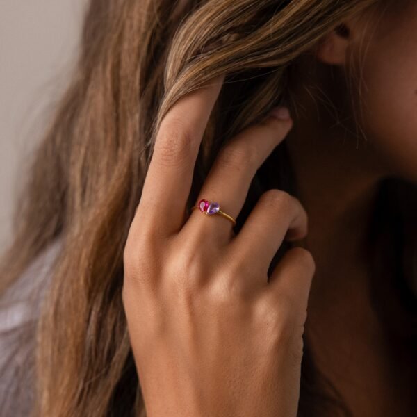 norfloor-toi-et-moi-teardrop-heart-ring-3 Toi et Moi Teardrop Heart Ring - Norfloor