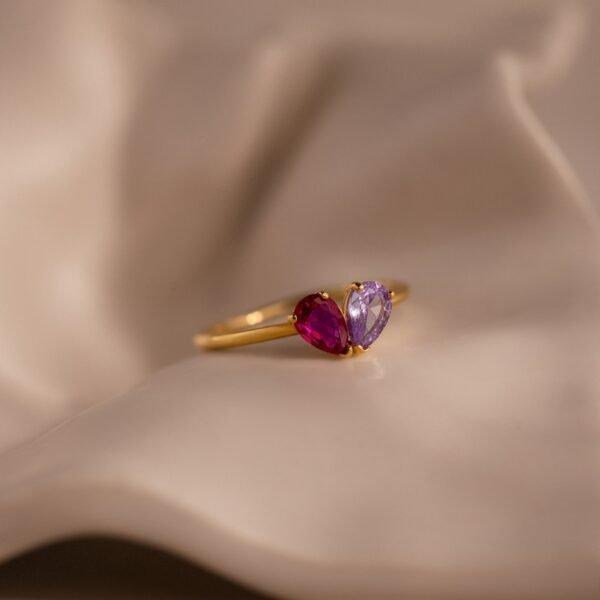 norfloor-toi-et-moi-teardrop-heart-ring-6 Toi et Moi Teardrop Heart Ring - Norfloor