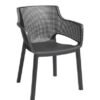 norfloor-elisa-dining-chair-set-of-6-grey-4 Elisa Dining Chair Set of 6 - Grey - view 4