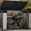 Grande Store Outdoor Double Door Garden Furniture Storage Shed Grey Duotech+ Wood Look and Feel | Fade Free | All Weather Resistant | Safe and Secure | Zero Maintenance - view 5