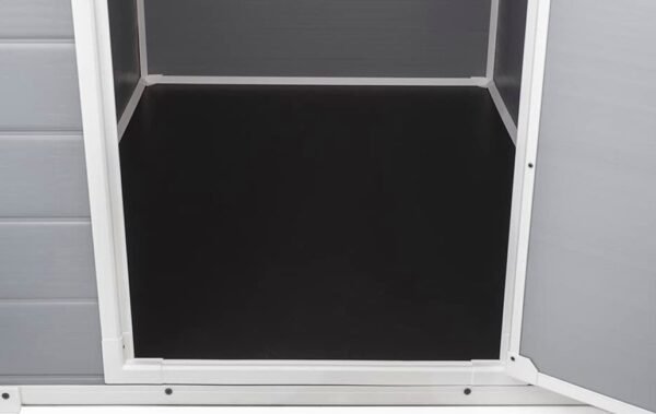 Manor Outdoor Garden Storage Shed, Grey, 4 x 3 ft - view 5