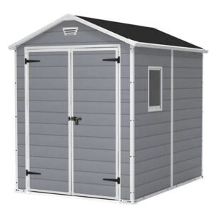 norfloor-manor-shed-6x8ft-grey-1 Manor Shed 6x8ft - Grey