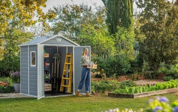 Manor Shed 6x8ft - Grey - view 3