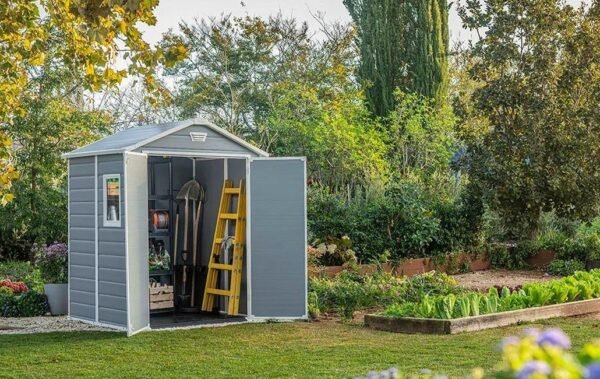 Manor Shed 6x8ft - Grey - view 4