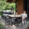 Signature Porto 160cm Table + Elisa Dining Chair, Set of 6 - Ashwood Brown - view 6
