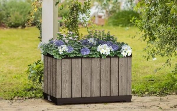 Signature Rectangular Planter - Ashwood Brown - view 3