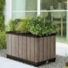 Signature Rectangular Planter - Ashwood Brown - view 4
