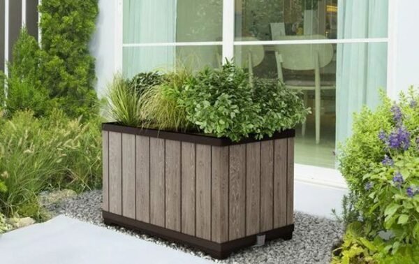 Signature Rectangular Planter - Ashwood Brown - view 4