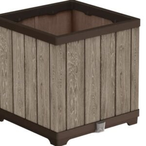 Signature Square Planter - Ashwood Brown