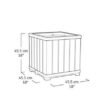 norfloor-signature-square-planter-ashwood-brown-6 Signature Square Planter - Ashwood Brown - view 6