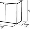 Store It Out Nova Outdoor Garden Furniture Storage Shed Light Grey with Dark Grey Lid | Fade Free | All Weather Resistant | Safe and Secure | Zero Maintenance | 5 year Warranty - view 2