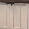 Store It Out Ultra Outdoor Garden Storage Shed, 177 x 113 x 134 cm - Beige and Brown