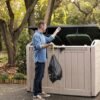 Store It Out Ultra Outdoor Garden Storage Shed, 177 x 113 x 134 cm - Beige and Brown - view 5